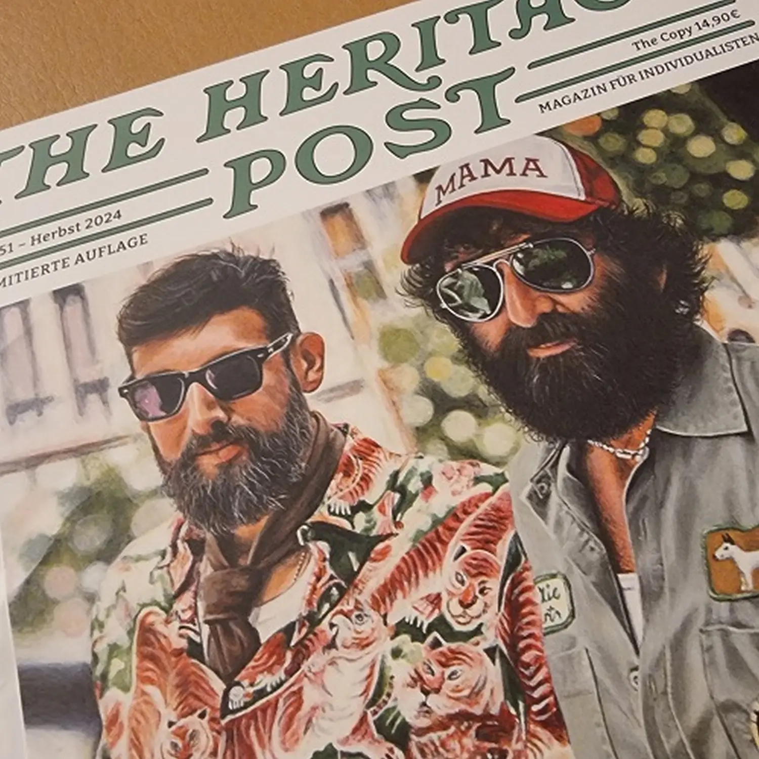 Die MG Oilbased Matte Clay Pomade empfohlen von The Heritage Post